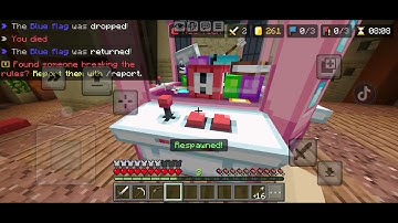 playing capture the flag in minecraft cubecraft using mobile only again