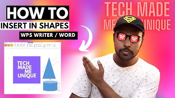 How to insert in Shapes wps office writer | how to add shapes in wps office writer