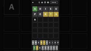 Wordle - 22nd April 2025 #wordle #daily #wordpuzzlegame #wordleanswer #wordlepuzzle #wordletoday screenshot 2