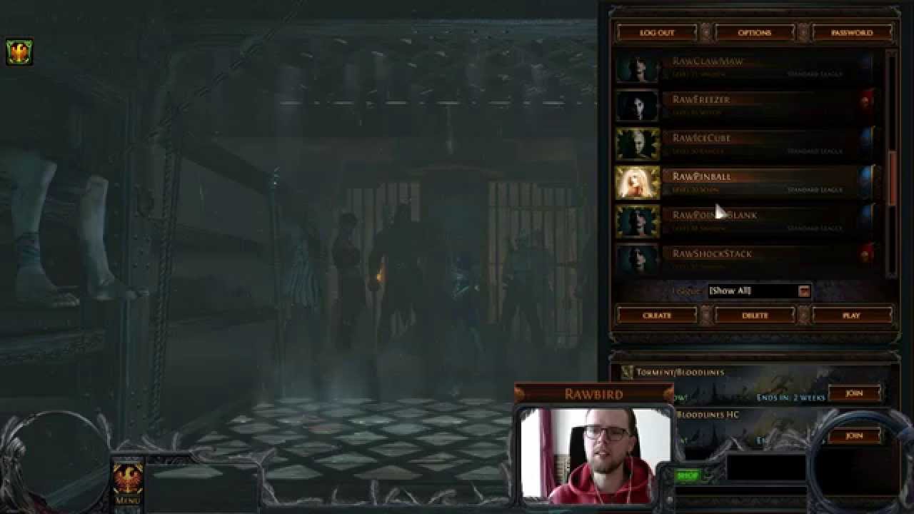 [Path of Exile] 1M-HC RIP@70 ... Hasted Storm Herald + Tentacle ...