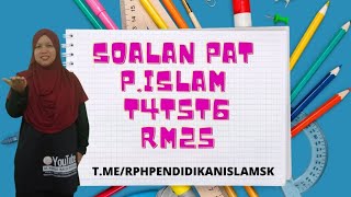 Promo Soalan Pendidikan Islam Akhir Tahun 2021
