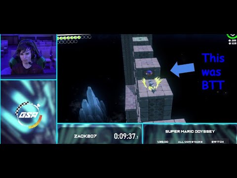 Super Mario Odyssey Any% Speedrun in 1:01:46 (Former World Record