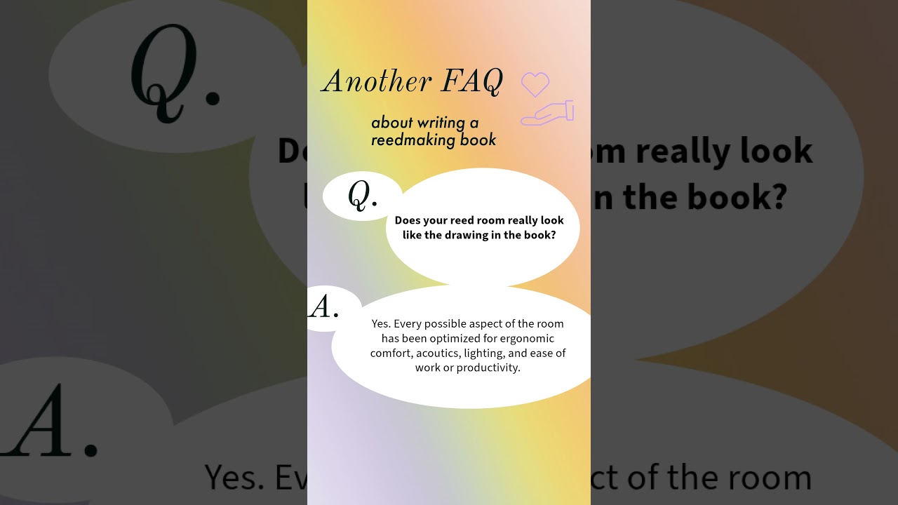 Reedmaking and Ergonomics 