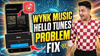 Some error occurred please try again later wynk music problem Today || Wynk Music add problem