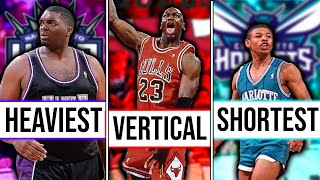 The All-Time Best NBA Player From EVERY Phyiscal Category