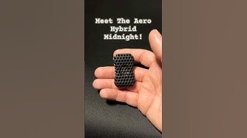 NEW! Aero Hybrid Midnight 3 Click Crunchy Fidget Slider! #edc #fidget #adhd