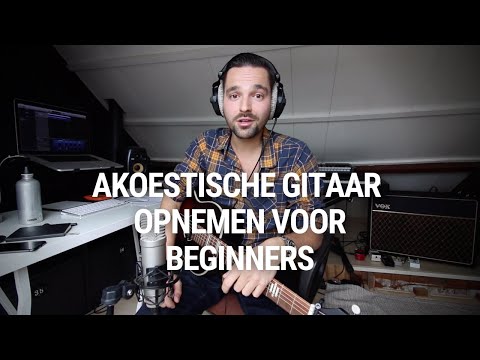 Video: Hoe Akoestische Gitaar Op Te Nemen