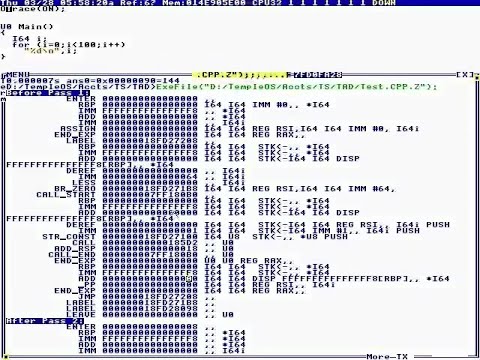 44 - Compiler / Assembler Code Walkthrough (TempleOS) [2013] - YouTube