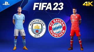 Manchester City vs. Bayern Munich | UEFA Champions League 2023 | FIFA 23 PS5 4k GAMEPLAY