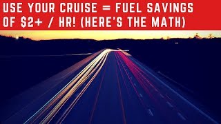 Does Cruise Control Save Gas?