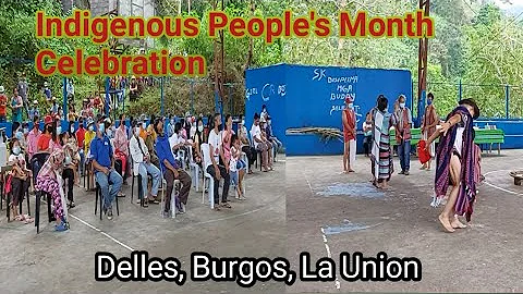 lndigineous People's Month Celebration @brgy. Delles  Burgos, La Union