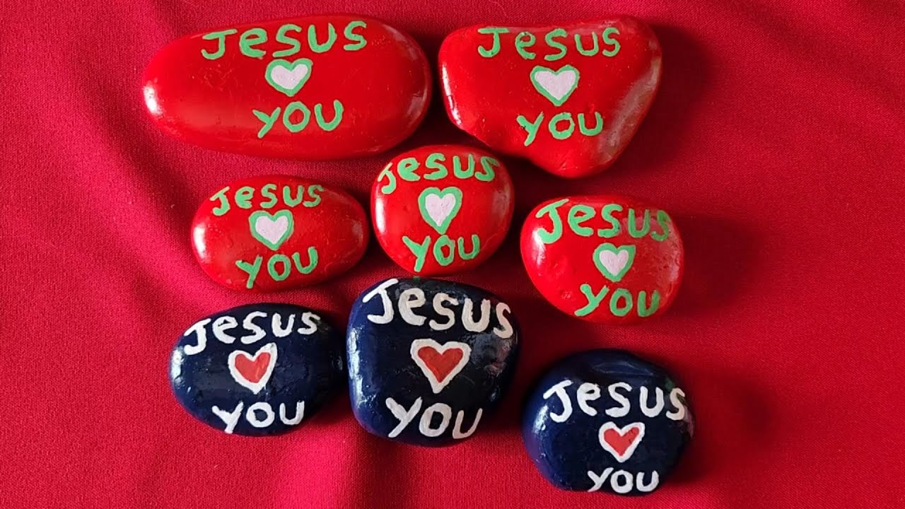 Jesus Rocks Easy Hiding Jesus Rocks for People to Find - YouTube