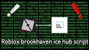 Arceus X Brookhaven Script 🧊Ice hub🧊 New Update!