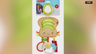 250,000 stroller toys recalled due to possible choking hazard