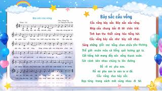HÁT MẪU BÀI HÁT BẢY SẮC CẦU VỒNG - CHỦ ĐỀ 2 - LỚP 9