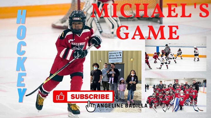 A DAY @ RON GORR ARENA FOR MICHAEL's HOCKEY GAME