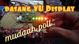 How to install VU display lights on a power amplifier