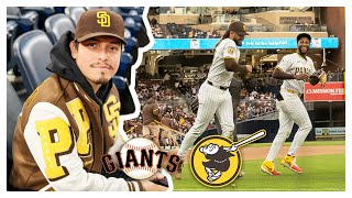 VIEWS FROM THE 1ST BASE VIP BOX AT PETCO PARK!! | GIANTS vs PADRES