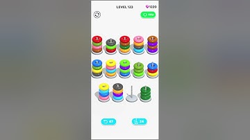 Color Hoop Stack - level 123
