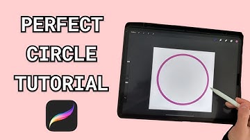How To Draw A Perfect Circle in Procreate❤️