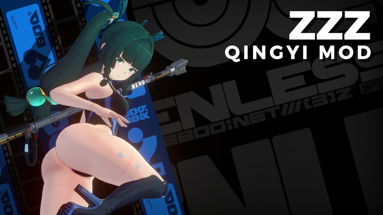 QINGYI Thicc/Nude Mod Showcase HD | Zenless Zone Zero Mods (ZZZ) PC Mod Gameplay | ZZZ Nude Mods