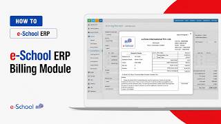 e School || Billing Module || New English Guide 2026
