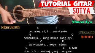 KUNCI GITAR // SOTYA - NIKEN SALINDRI // MUDAH DAN GAMPANG
