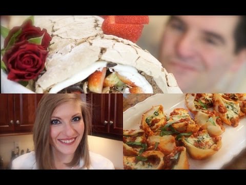 Stuffed Shells: Saucy Valentine's Pasta with Spinach & Ricotta by Chef Stef