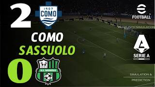 🔴 Como-Sassuolo 2 - 0 | HIGHLIGHTS & GOAL | Serie A 2026 – Live eFootball Simulation