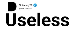 Useless Synonyms | Thesaurus | Similar Words 