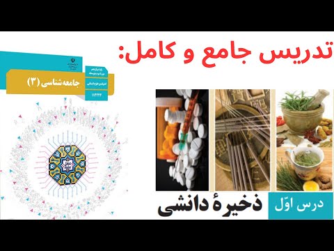 تدریس خط به خط و مفهومی درس اول جامعه شناسی دوازدهم انسانی به زبان ساده ذخیره دانشی 