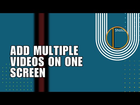 ⭐ TRAINING: How to add multiple videos on one screen using Shotcut. | English
