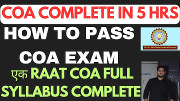 COA How to Pass in One Night Before Exam | Coa Aktu Most Important Questions All Unit Cover