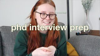 Prepping for my PhD interview || grad school vlog @peerreviewed