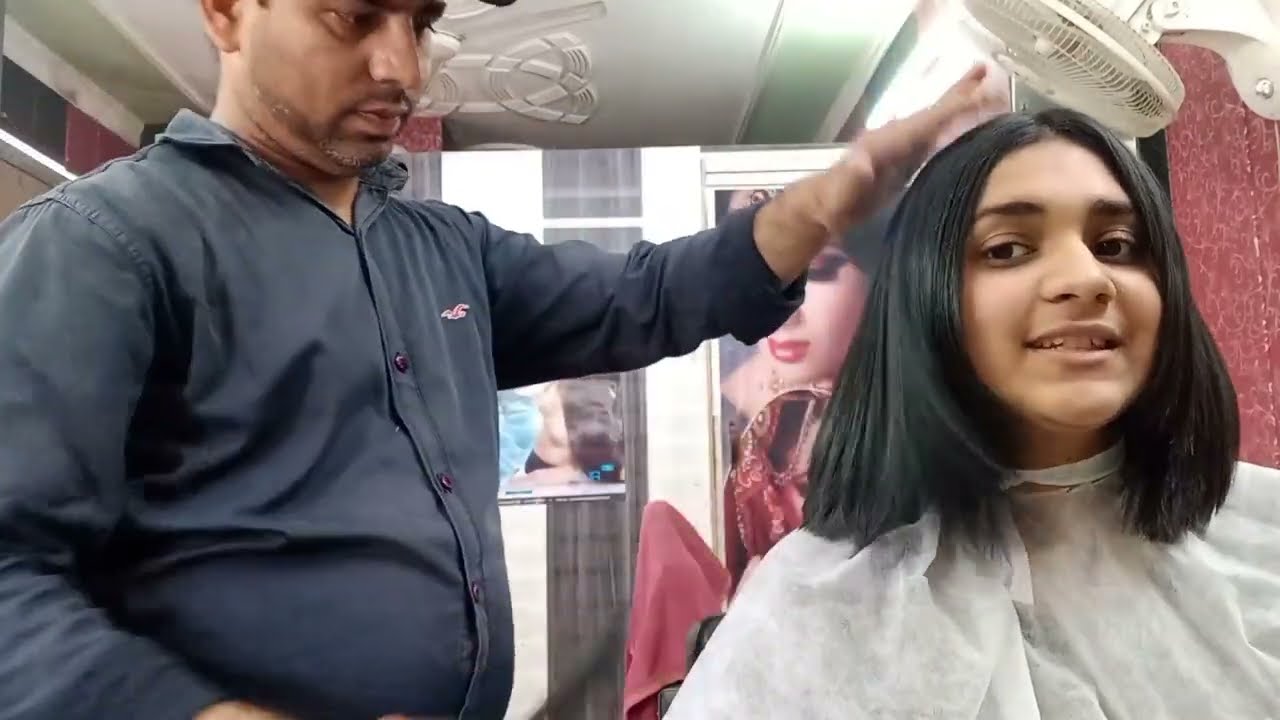 Punjabi kudi Advance Haircut| Long To Short Haircut| पंजाबी कुड़ी हेयर कट/लोंग टो शॉर्ट हेयरकट/