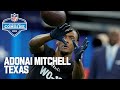 Adonai Mitchell&#39;s FULL 2024 NFL Scouting Combine On Field Workout