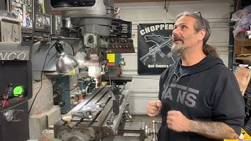 Scratch Built Custom Chopper Frame Part 2 - Setting Up The Mill To Machine Axle Plates