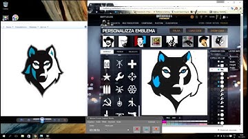 Battlefield 1 emblem creation WOLF time-lapse (how to create)