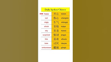 Express your mood in Chinese #freemandarinchinese #chineselanguage #learnchinese #basicchinese #fyp