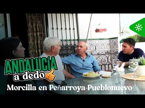 Hitchhiking through Andalusia | An invitation for Nacho Medina to eat blood sausage in Peñarroya-...