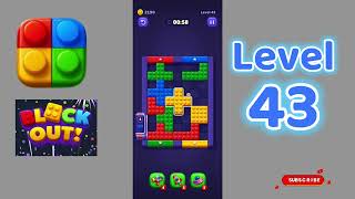 Block Out Level 43 Walkthrough | Solutionguruji | Gameplay Color Sort Puzzle