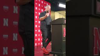 Matt Rhule Press Conference | Wisconsin at Nebraska