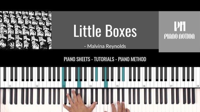 Little Boxes Piano Version Weeds Main Theme Youtube