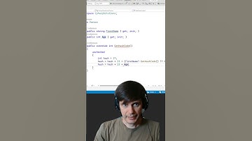 Prime-math GetHashCode ➜ HashCode.Combine  #coding #programming #csharp
