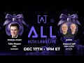 Alta Labs Live: Special Guest Tyler Nesper, CEO of RoamingIQ