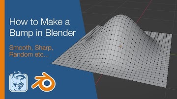 How to Make a Bump in Blender (Smooth, Sharp, Random etc...)