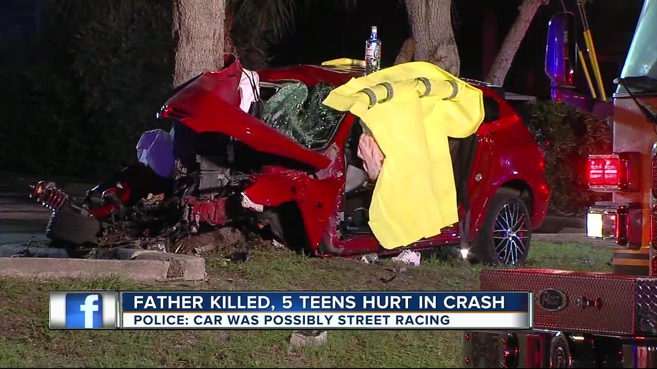 Father killed, 5 teens hurt in crash - YouTube