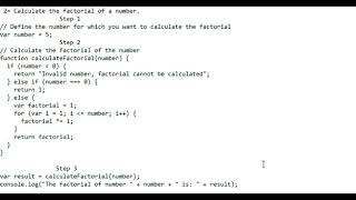"Mastering Factorial Calculations: A Step-by-Step Guide" #javascript #codingforbeginners #coding