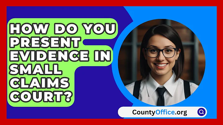 How Do You Present Evidence In Small Claims Court? - CountyOffice.org