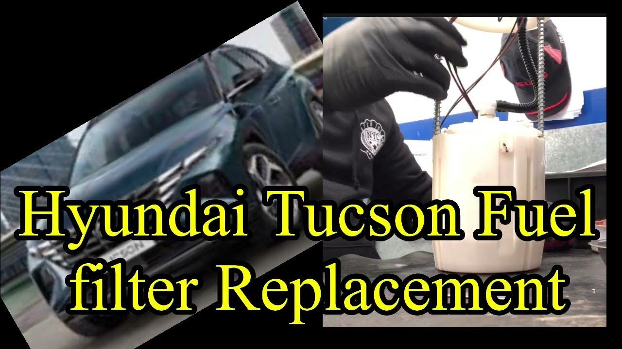 How to replace a Fuel filter for Hyundai Tucson or Kona YouTube